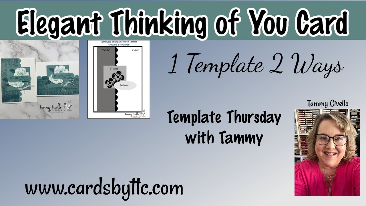 Template Thursday | 1 Template, 2 Elegant Card Designs