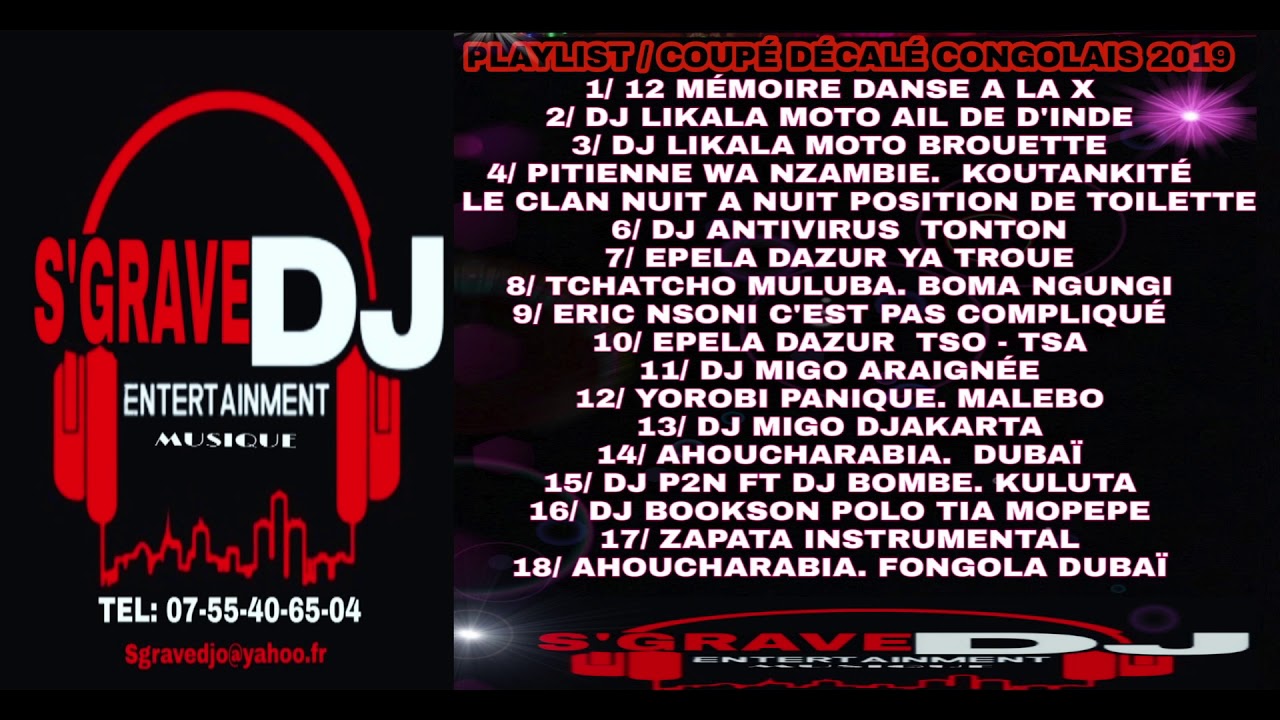 MIX COUP&Eacute; D&Eacute;CAL&Eacute; CONGOLAIS 2019