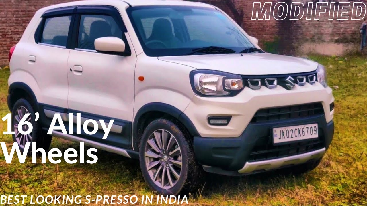 MS S-Presso Modified With 16' Alloys | India's Best Looking S-Presso