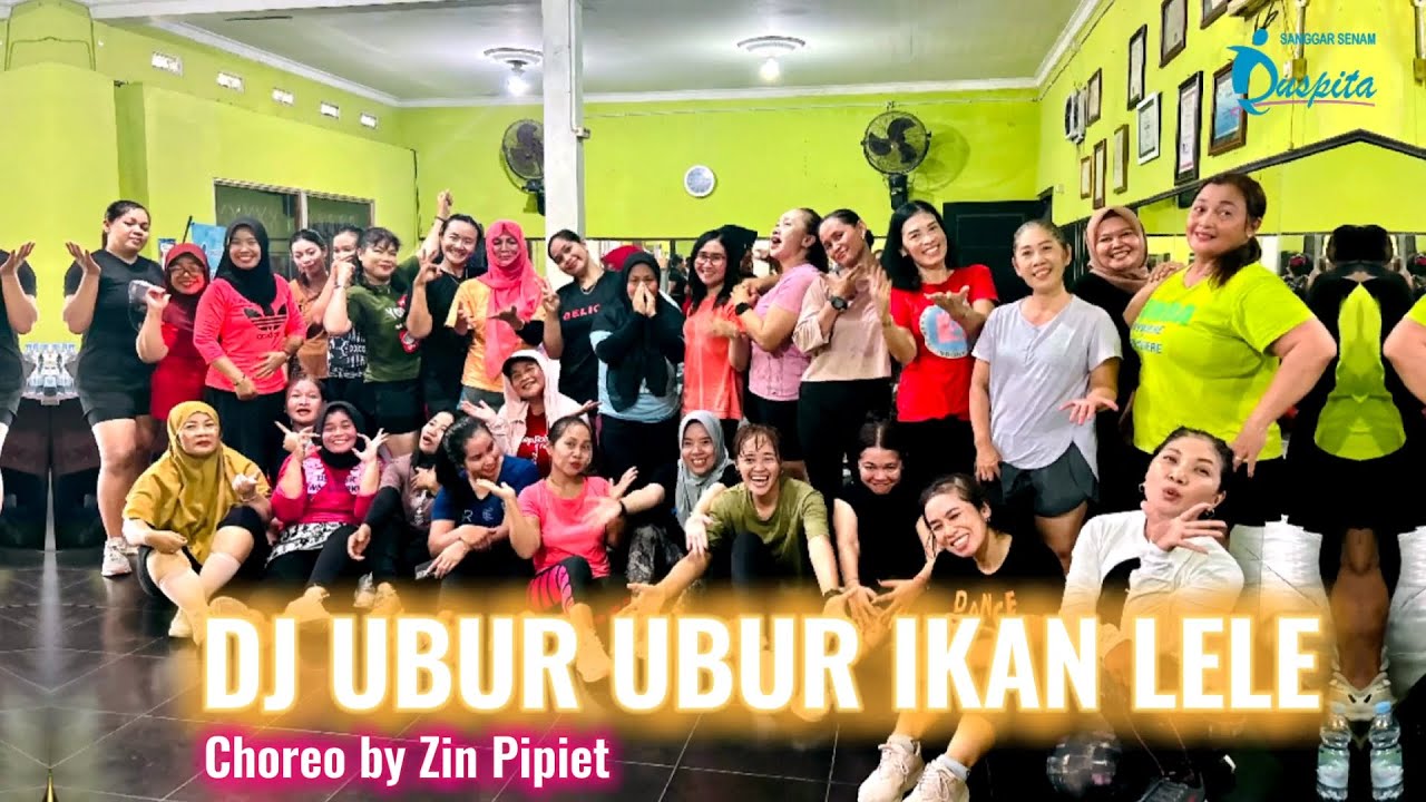 DJ UBUR UBUR IKAN LELE | Senam Kreasi Choreo by Zin Pipiet | Sanggar Senam PUSPITA - Wates