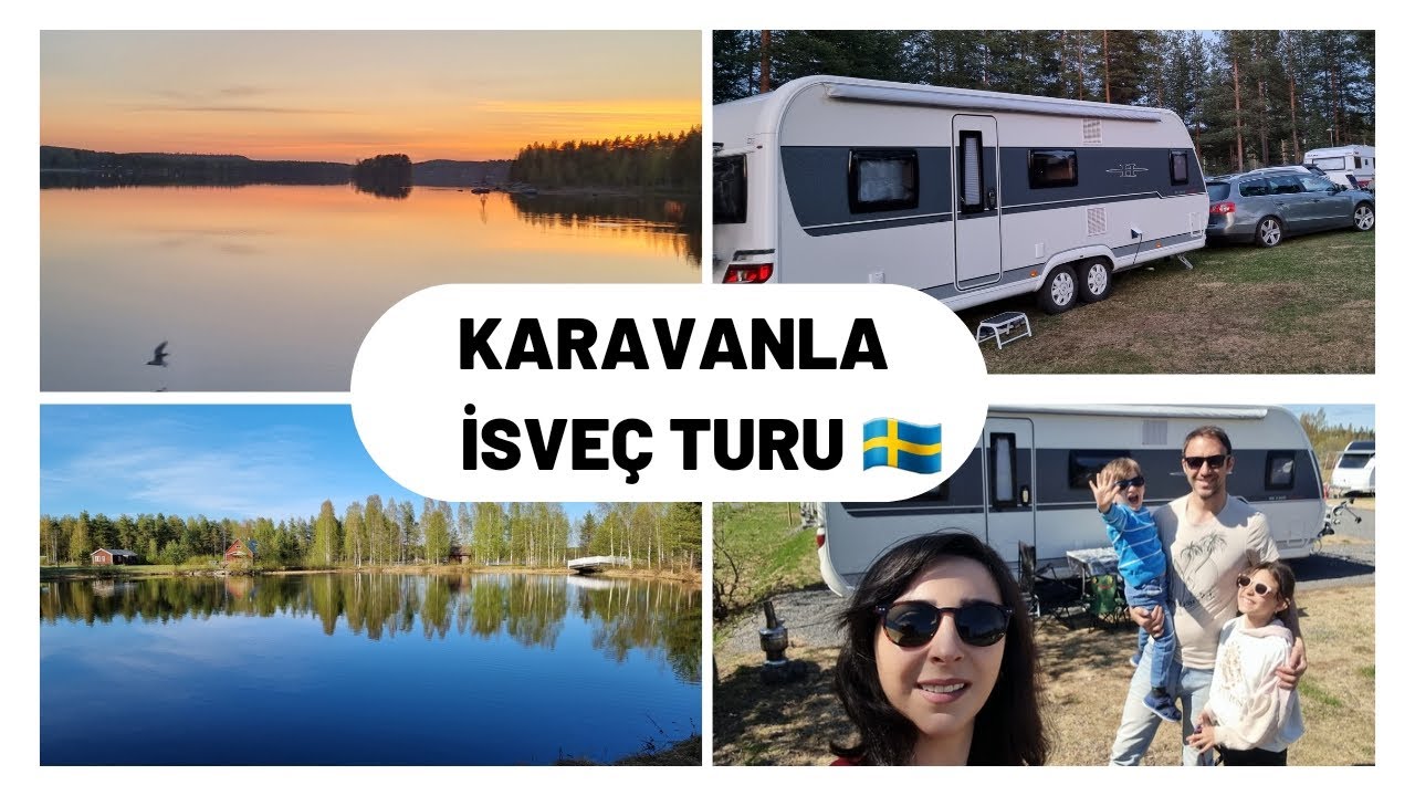 NORVEÇ-İSVEÇ KARAVAN TURU 2023 - BEYAZ GECELERDE KAMP- UMEÅ-LYCKSELE#norway #isveç#karavan#hobby#70