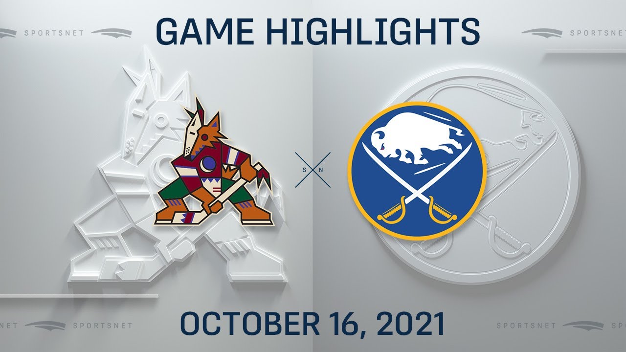 NHL Highlights | Coyotes vs. Sabres - Oct. 16, 2021