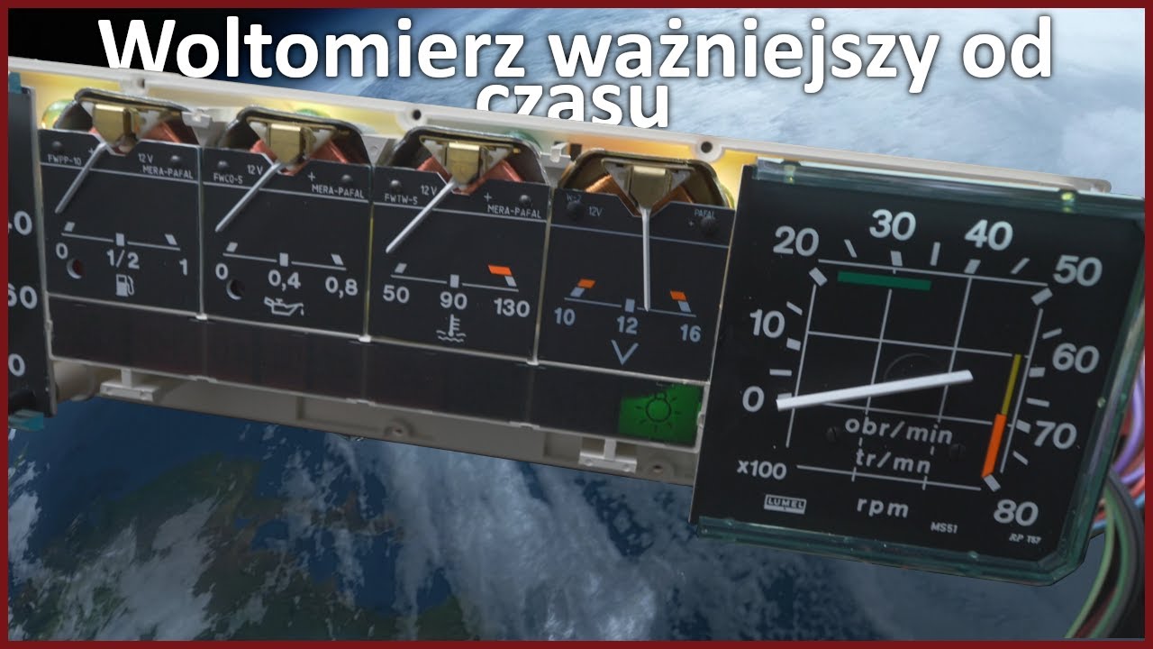 Podmieniamy niedziałający czasomierz na wskaźnik różnicy potencjału w Polonezie z 92 roku #23 MR'91