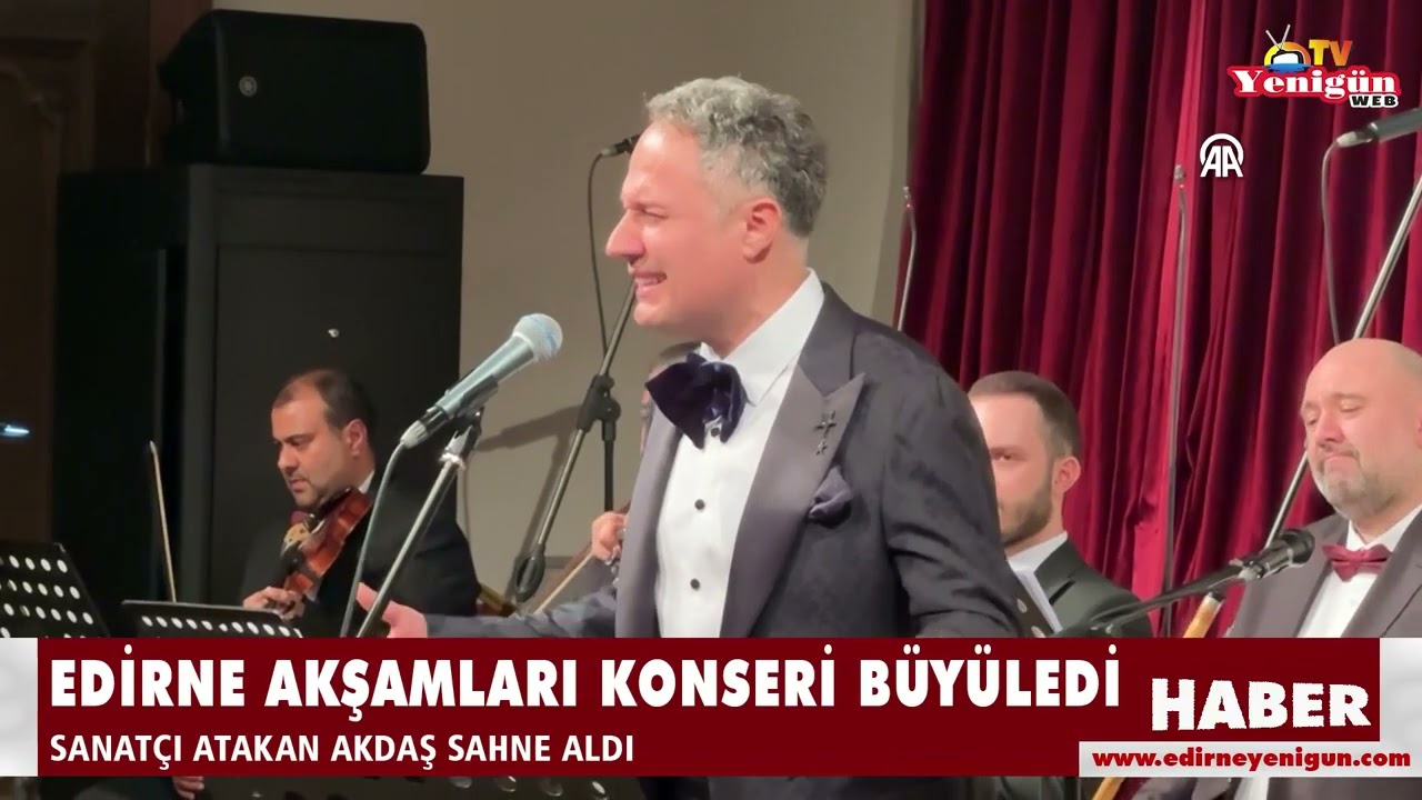 Edirne Akşamları konseri b&uuml;y&uuml;ledi