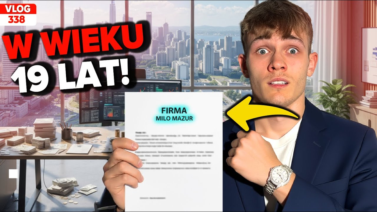 ZAŁOŻYŁEM FIRMĘ W WIEKU 19 LAT! / VLOG #338