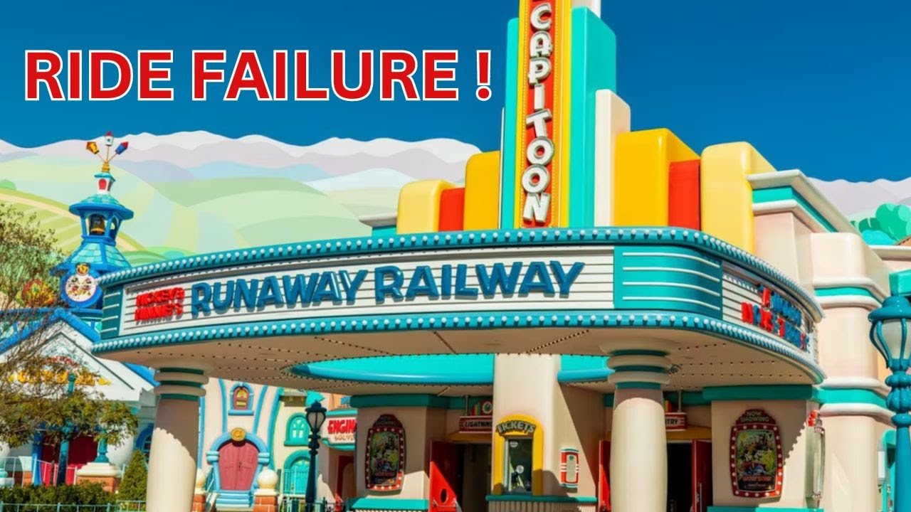 Mickey and Minnie's Runaway Railway Ride Failure! Mickey and Minnie  are Missing!