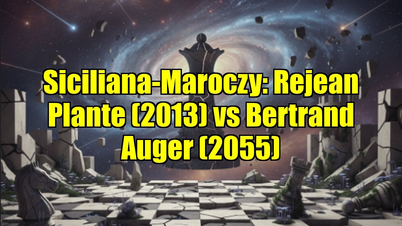 Siciliana-Maroczy: Rejean Plante (2013) vs Bertrand Auger (2055)