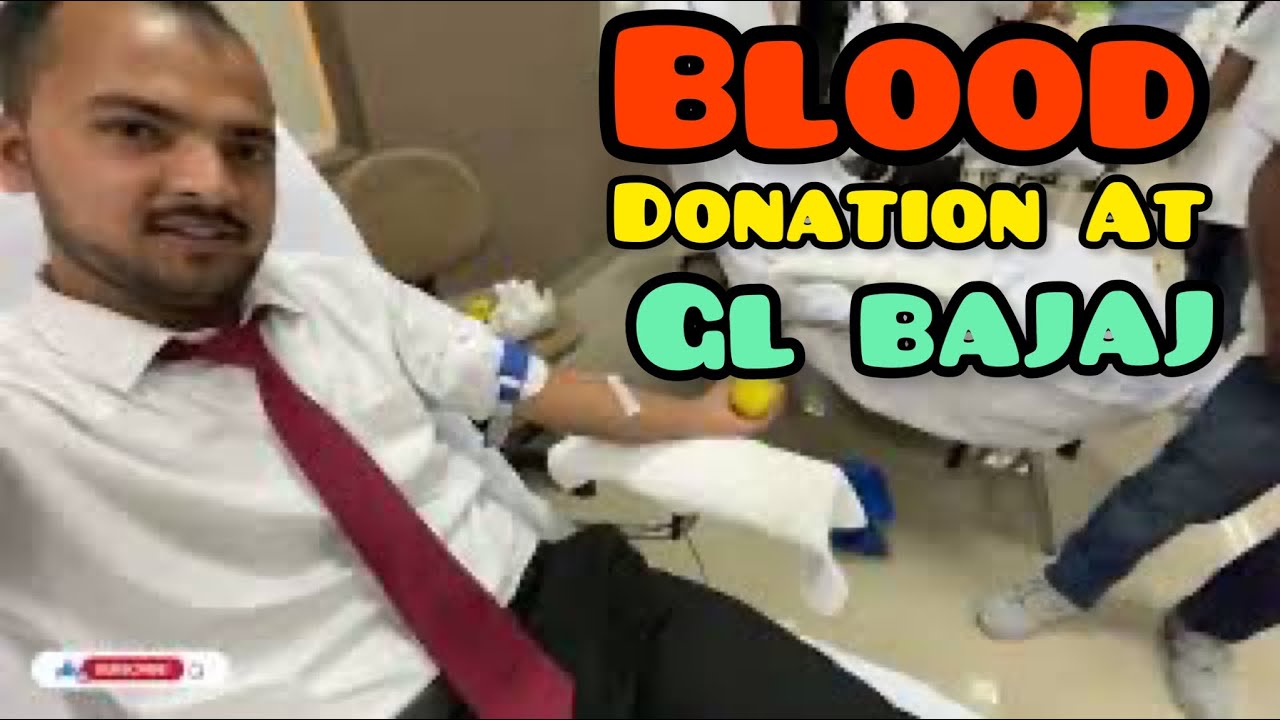 BLOOD🩸DONATION IN OUR CAMPUS | GL BAJAJ | GREATER NOIDA | UTTARPRADESH
