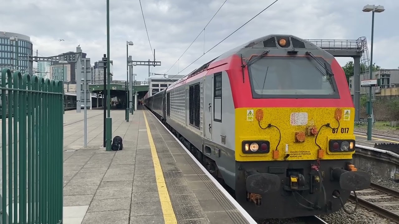 Trains at Cardiff central and Heath High Level 16/05/2025 including 150242 back in action