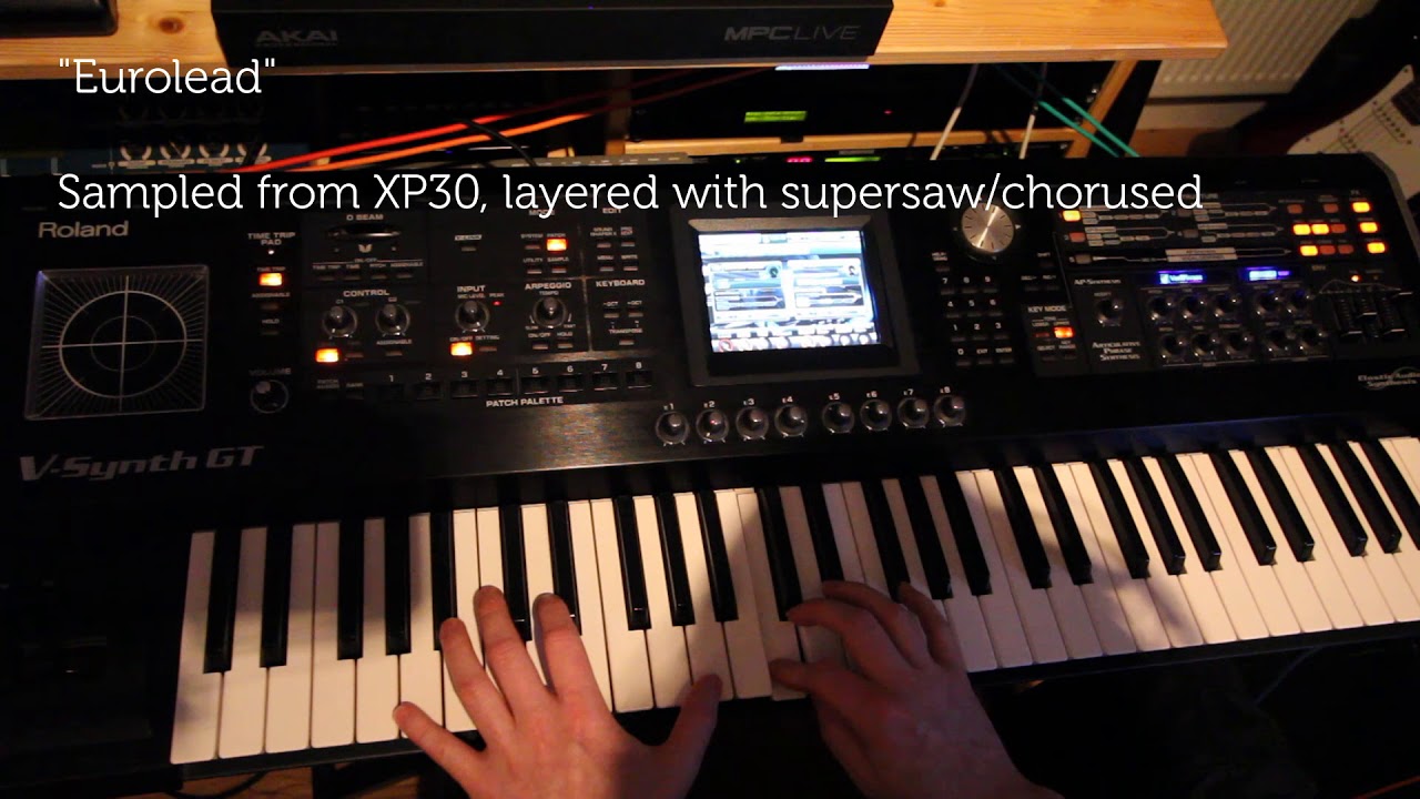 Roland V-Synth - Trance Supersaw, Rave Stabs, SFX and more