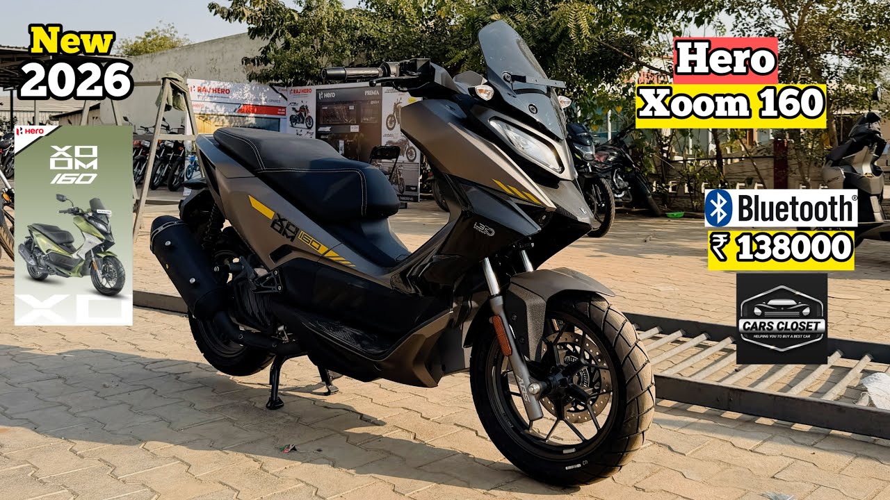 Hero Xoom 160 2026 | ₹ 1.38 Lakh | Cars Closet