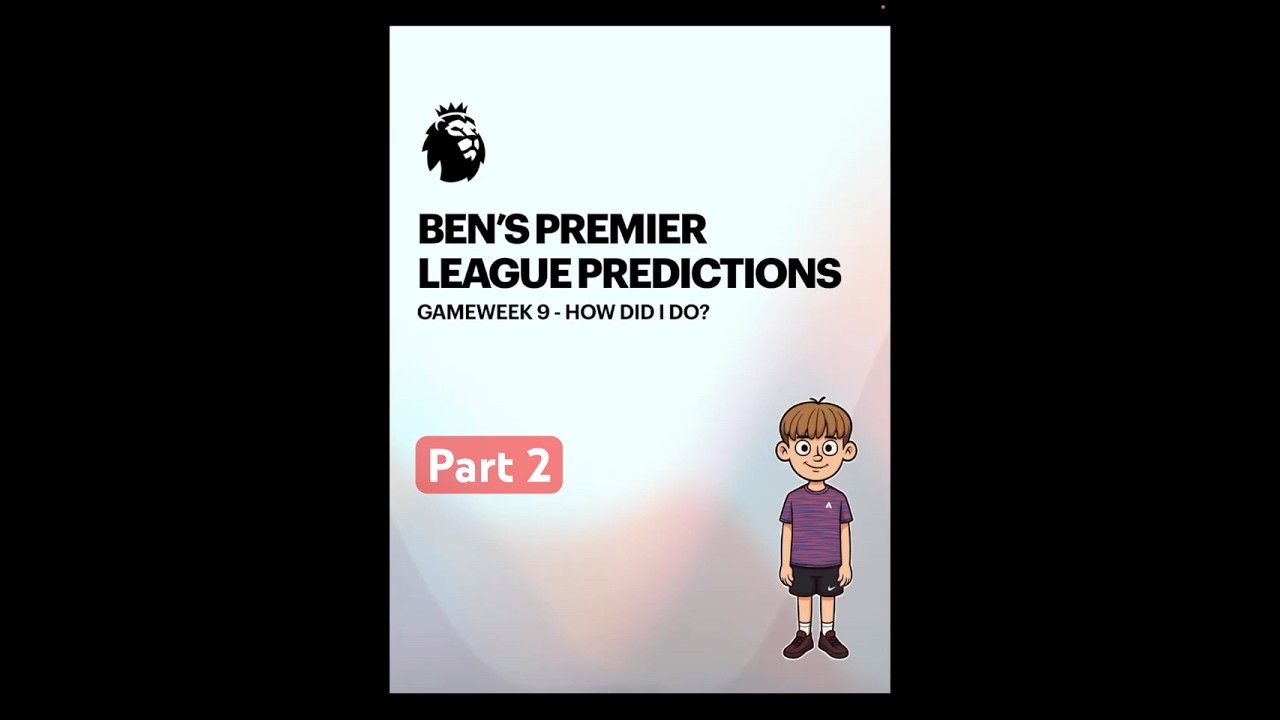 Gameweek 9 Review Pt2 