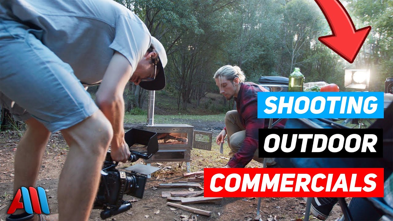How To Light An Outdoor Camping Commercial (Nanlite Forza 300B & FL-20G Fresnel Lens)