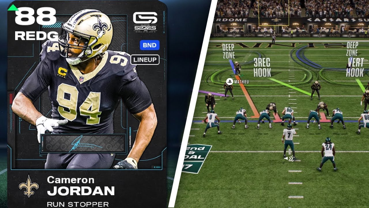 89 OVR Collector's Series  Cameron Jordan Leads Saints Theme Team Defense! Madden 26 MUT