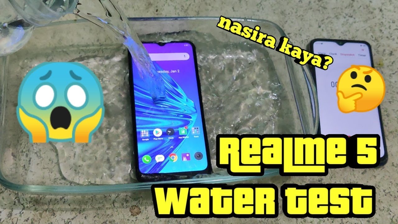 Realme 5: Water Test
