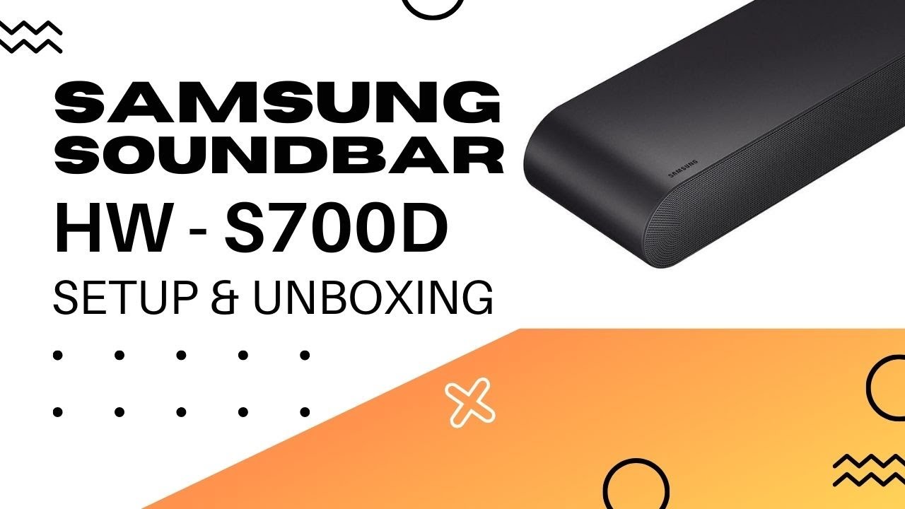 Саундбар Samsung HW-S700D: распаковка и настройка