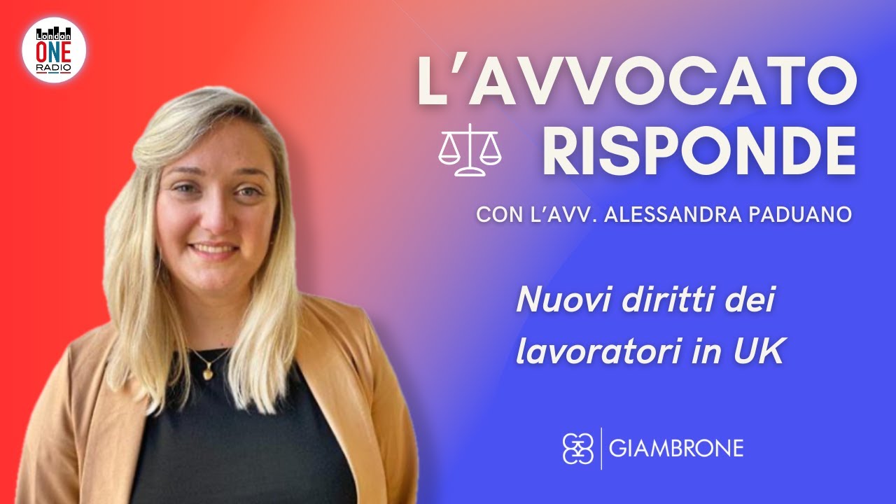 Nuovi diritti dei lavoratori in UK