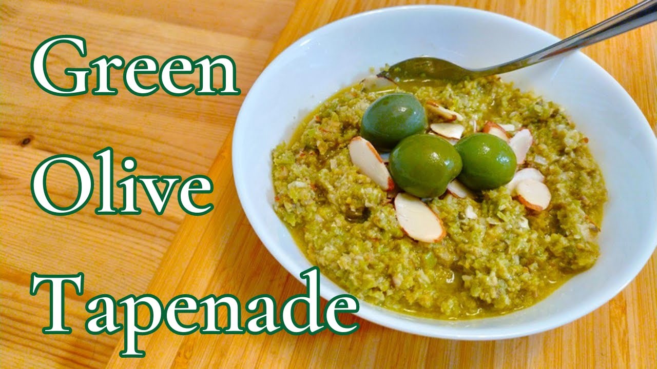 Easy-breezy Appetizer: Green Olive Tapenade