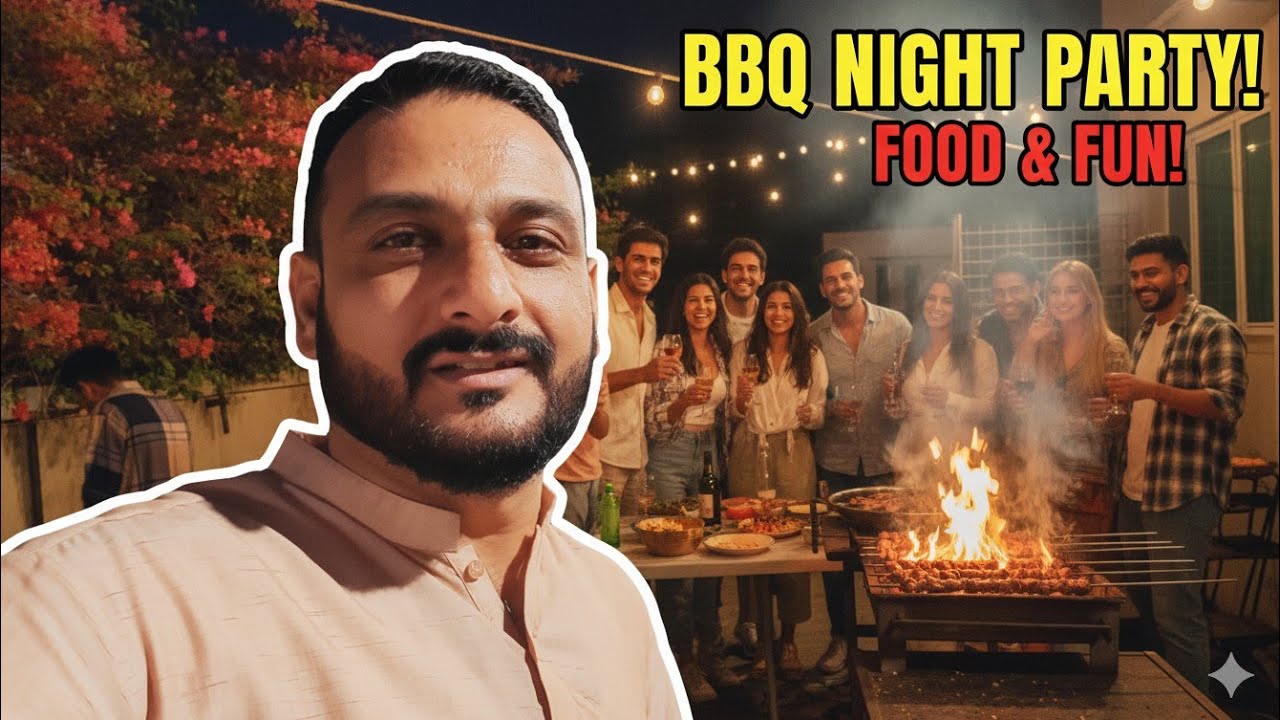 Office-organized BBQ party...