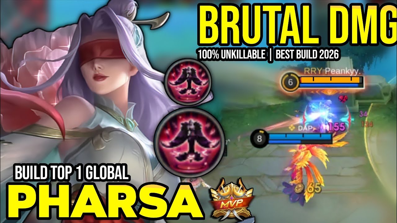 PHARSA BEST BUILD 2026 | BUILD TOP 1 GLOBAL PHARSA GAMEPLAY | MOBILE LEGENDS✓
