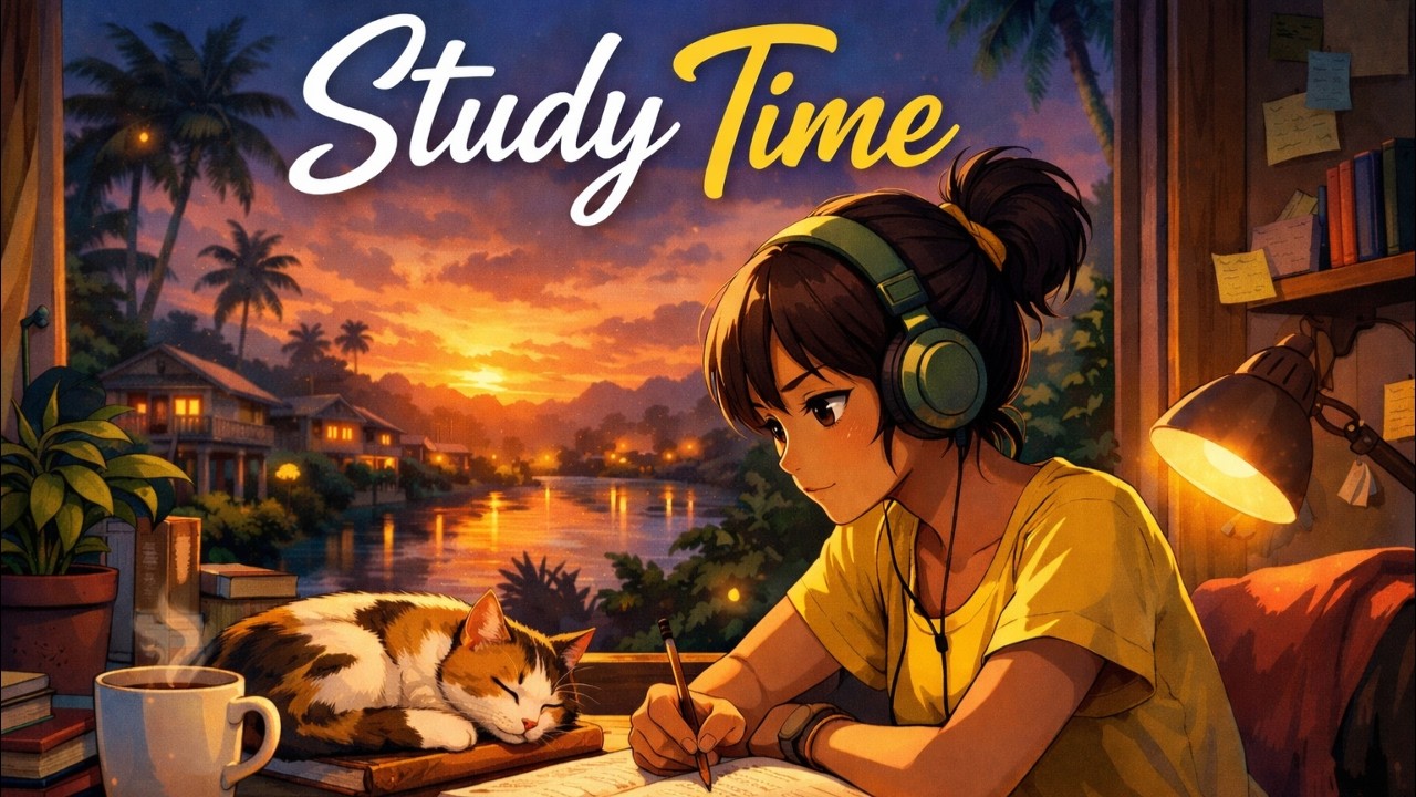 Study Time - 1 Hour Lofi Hip Hop Beats – Deep Focus Music for Studying, Relaxing, Working