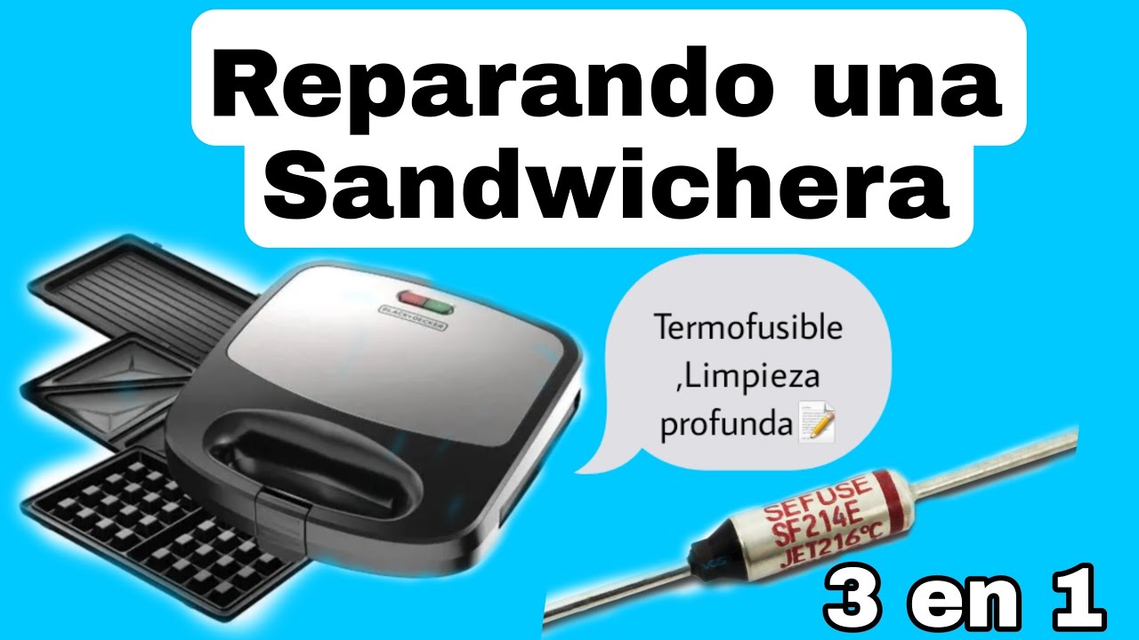Sandwichera 3 en 1  Restauracion y Reparacion.[Cirxuito⚡️]