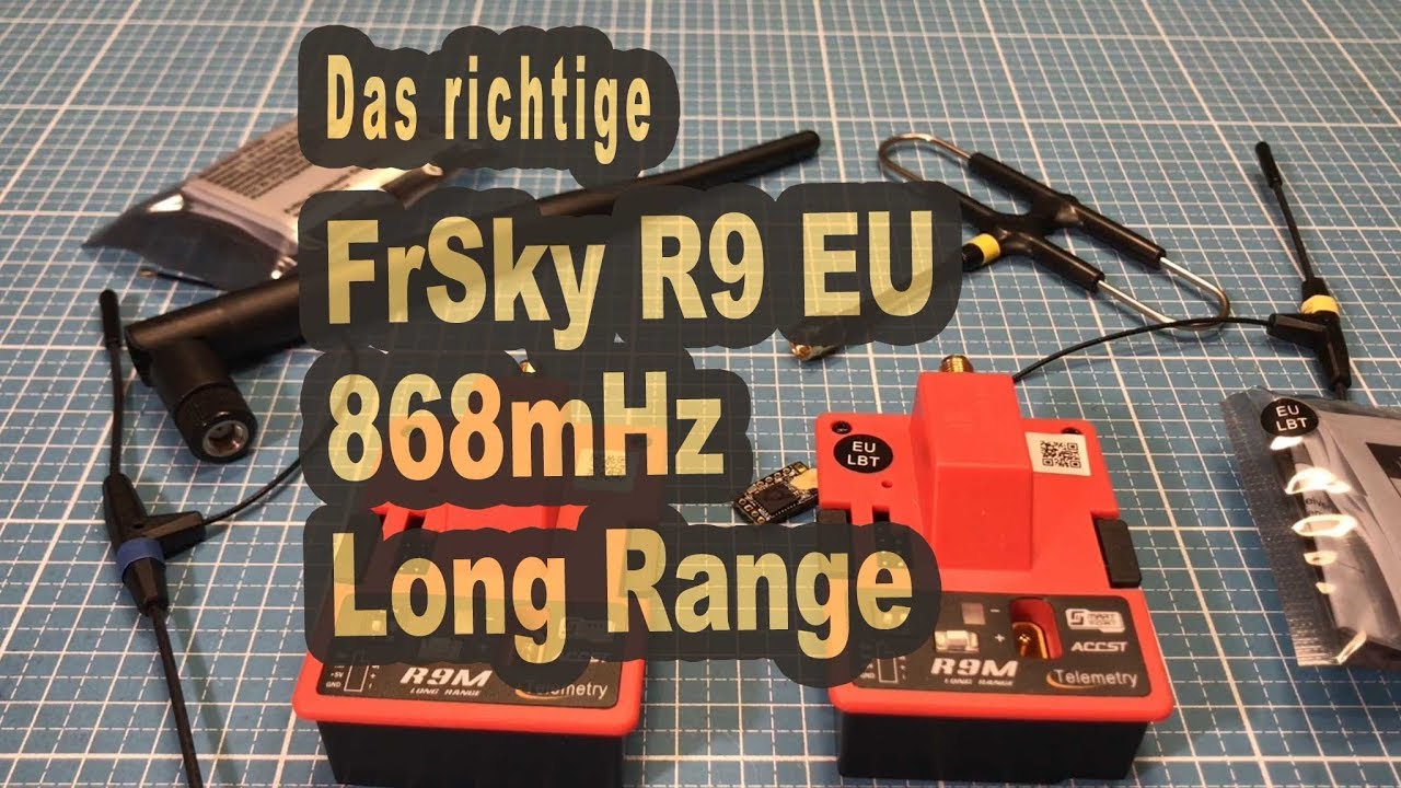 FrSky R9M R9 MM Super8 T Antenne das richtige Long Range 868mHz System