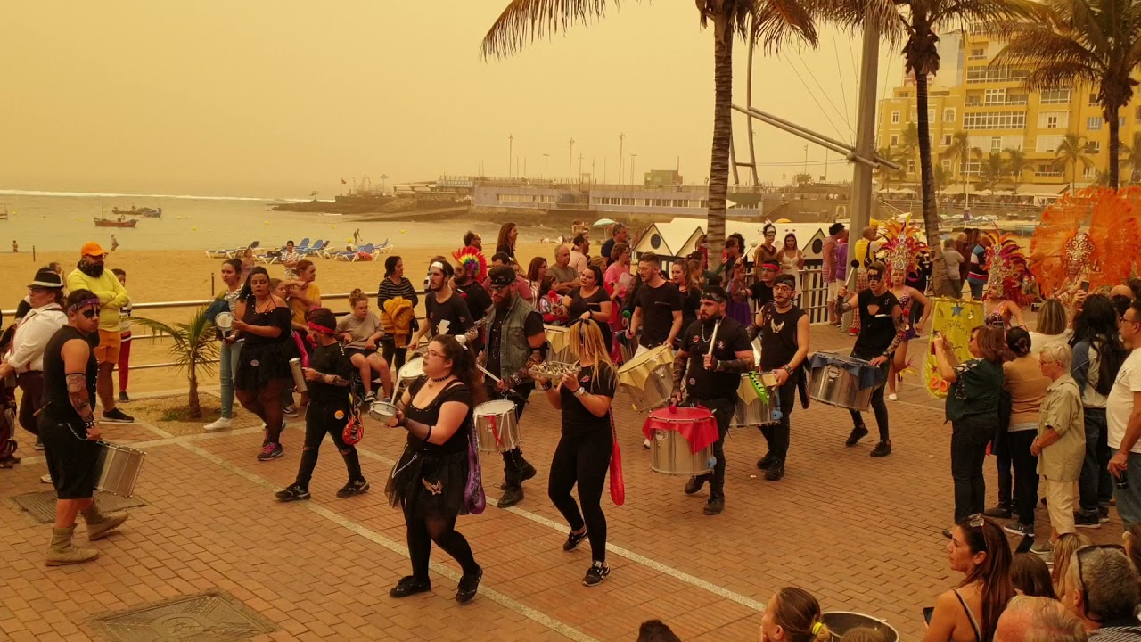 Carnaval del Sol, Las Palmas de Gran Canaria, February 2020.... fuerte calima...