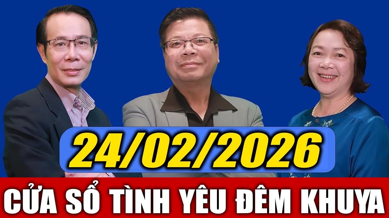 Nghe Cửa Sổ Tình Yêu VOV Đêm Khuya Ngày 24/02/2026 | Đinh Đoàn Tư Vấn Hôn Nhân Gia Đình Hay