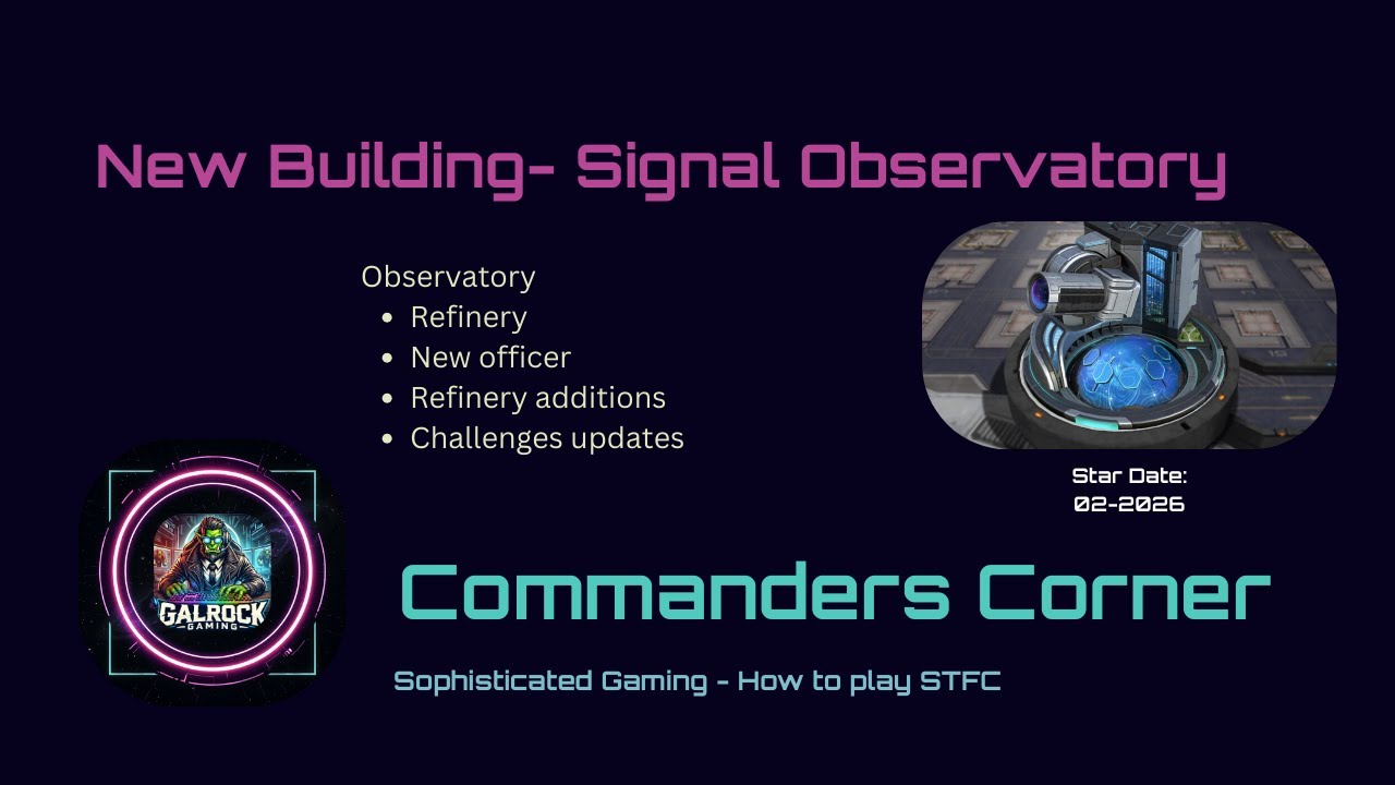 (Срочные новости) STFC расширяет свою сигнальную обсерваторию и назначает нового офицера Vi’ger (...