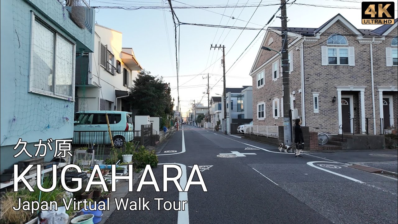 Tokyo Evening Walk in 4K | Quiet Luxury Neighborhood of Kugahara | Japan Walking Tour