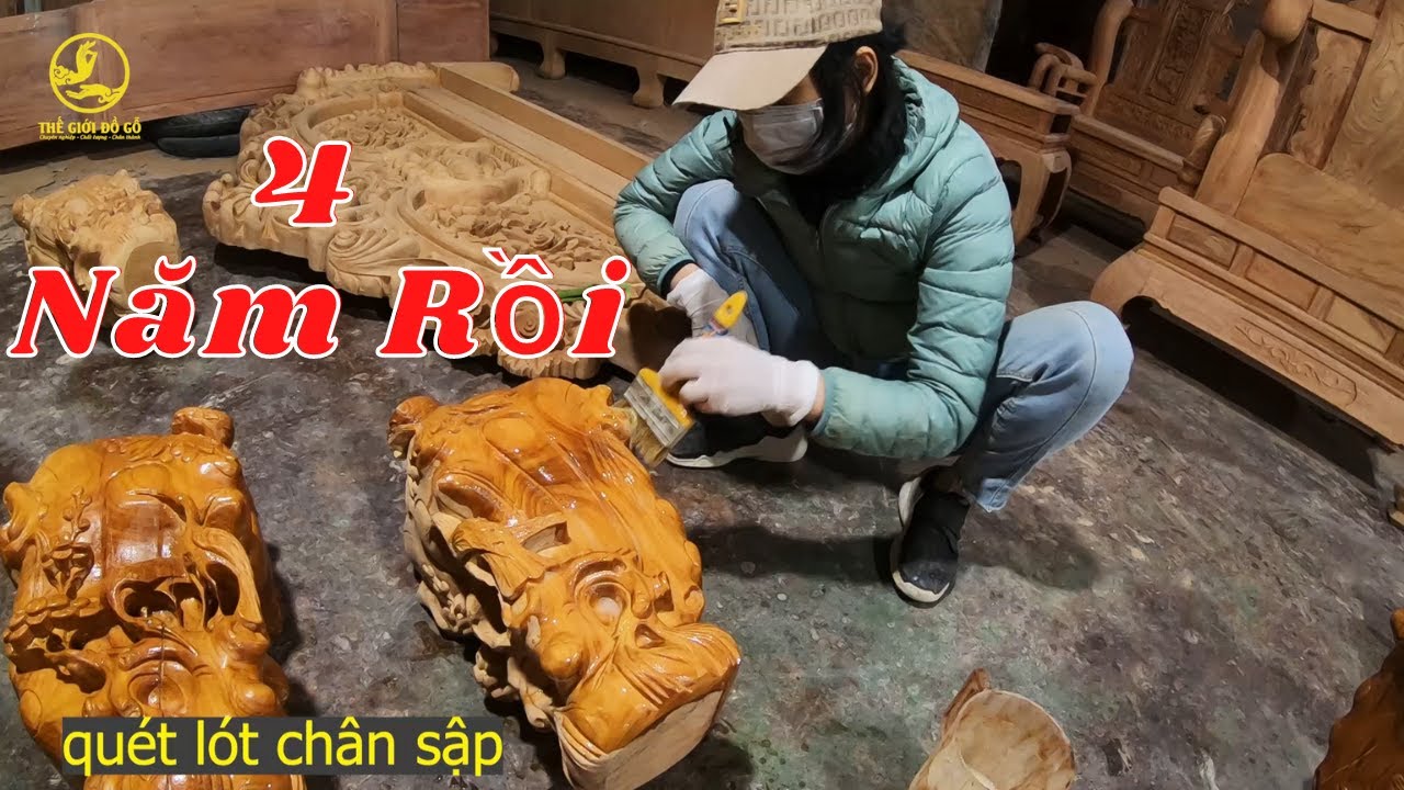 HOÀN THIỆN Chiếc Sập Ngồi Cất 4 NĂM Trong Kho | Thế Giới Đồ Gỗ