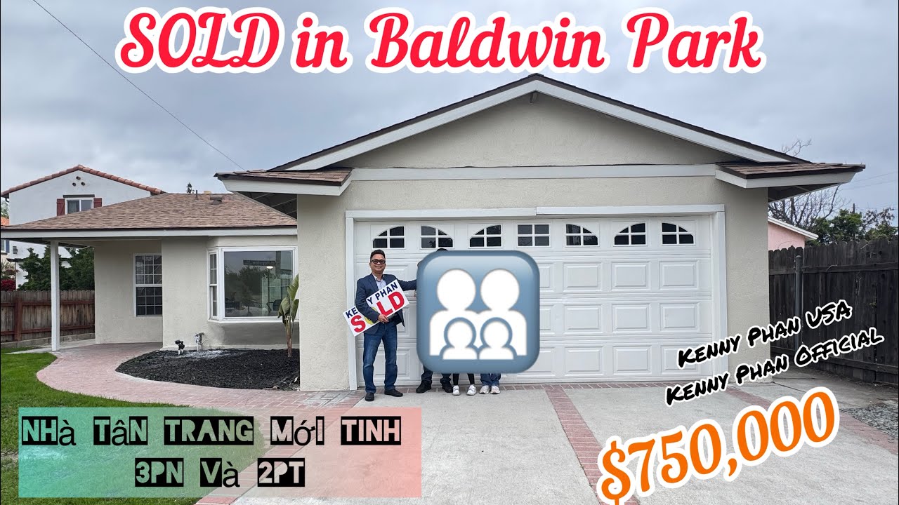 SOLD IN BALDWIN PARK! NHÀ RIÊNG BIỆT 3PN, 2PT TÂN TRANG ĐẸP MỚI TINH MUA ĐƯỢC GIÁ RẺ CÓ 750K