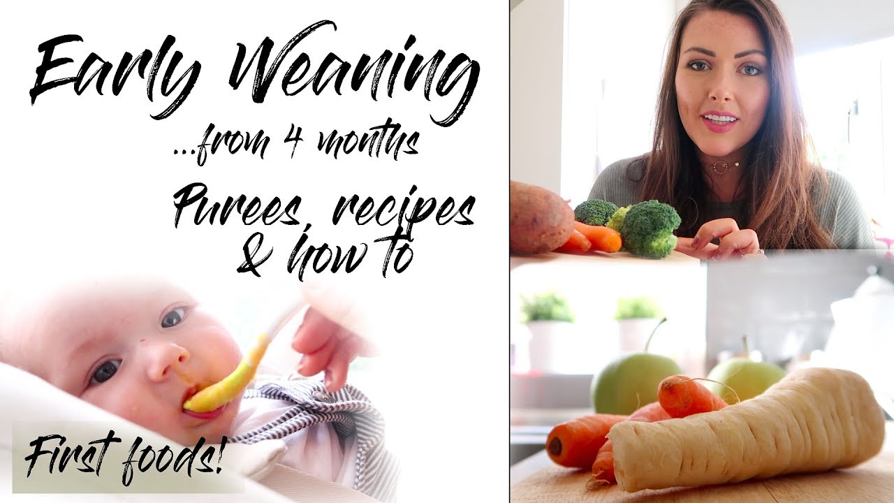 HOW TO WEAN YOUR BABY TO SOLIDS FROM 4 MONTHS | FIRST FOODS | PUREE RECIPES | MAMA REID