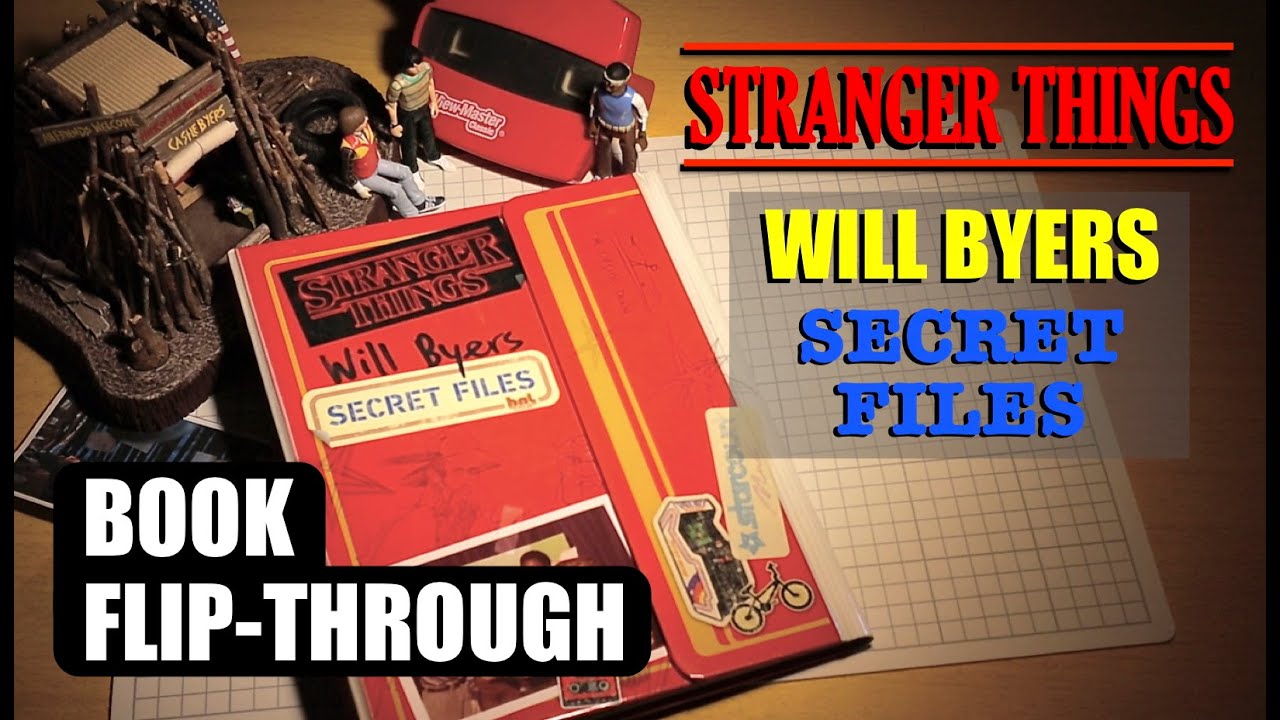 Stranger Things: Will Byers Secret Files (Book Flip-Through)
