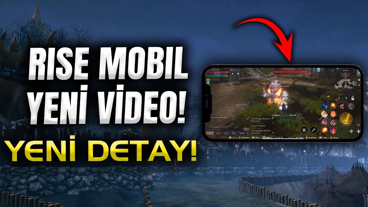 RISE MOBILE YENİ VIDEO YAYINLANDI ! YENİ DETAY ! - Rise Online Mobile