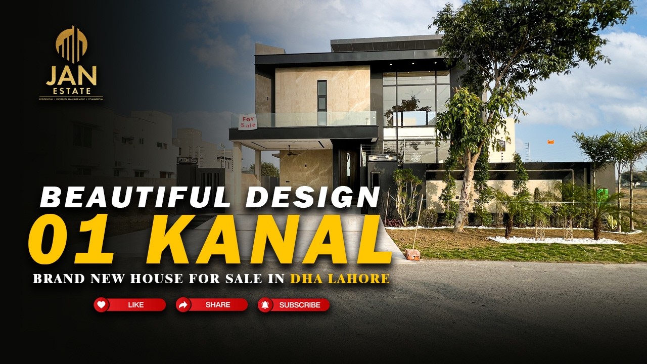 Beautiful Design 01 Kanal Brand New House | DHA Lahore