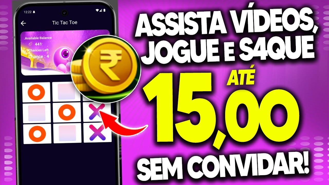 NOVO APP com JOGOS e V&Iacute;DEOS PRA GANHAR PONTOS!