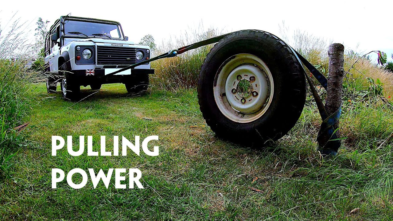 Removing a Tree with a Wheel (and a Land Rover)