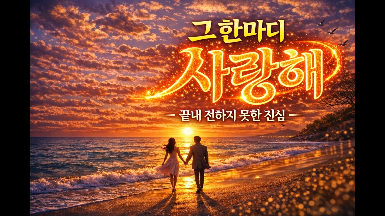 그 한마디, ‘사랑해’ | 끝내 말하지 못한 사랑 | 잠들기 전 시노래