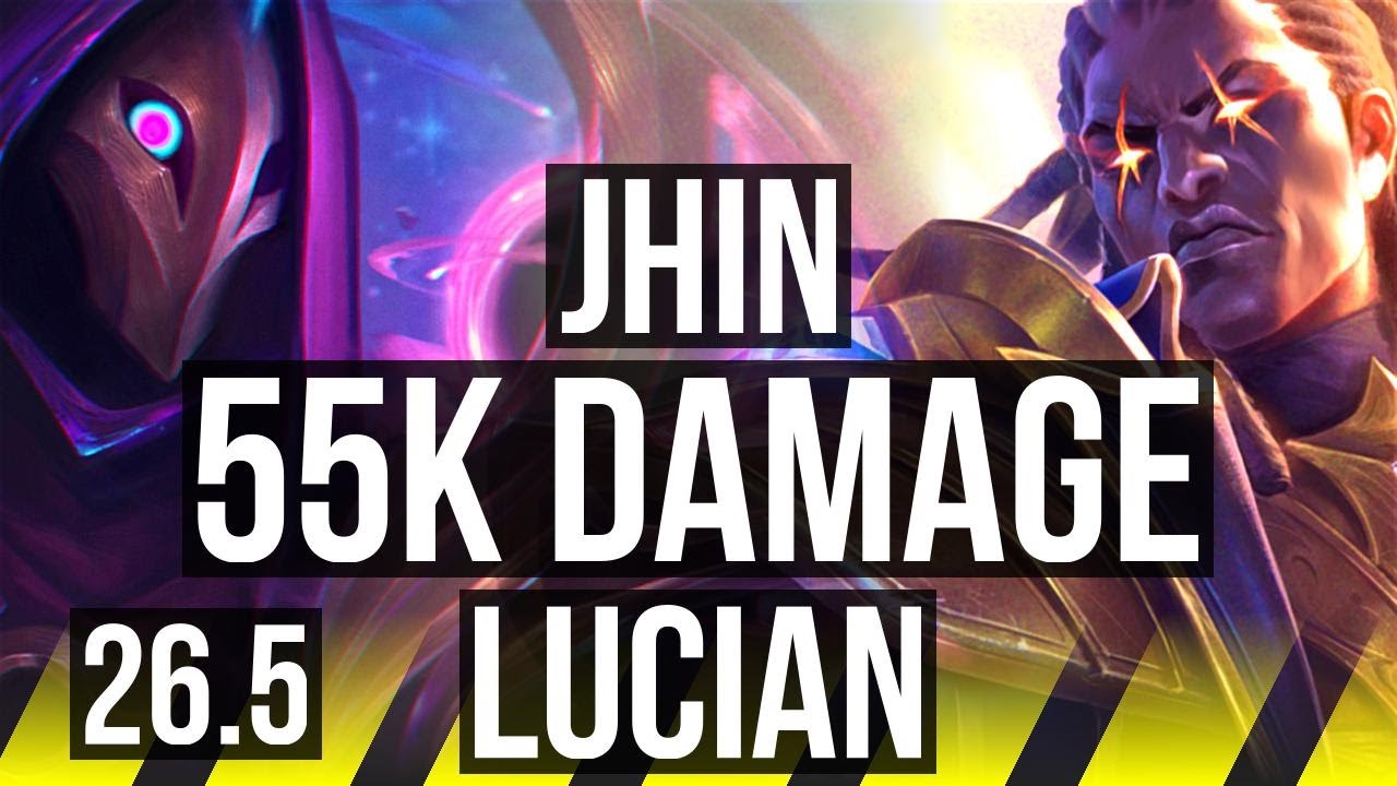 JHIN & Thresh vs LUCIAN & Milio (ADC) | Good KDA: 23/1/11, 55K damage | KR Master | 26.5