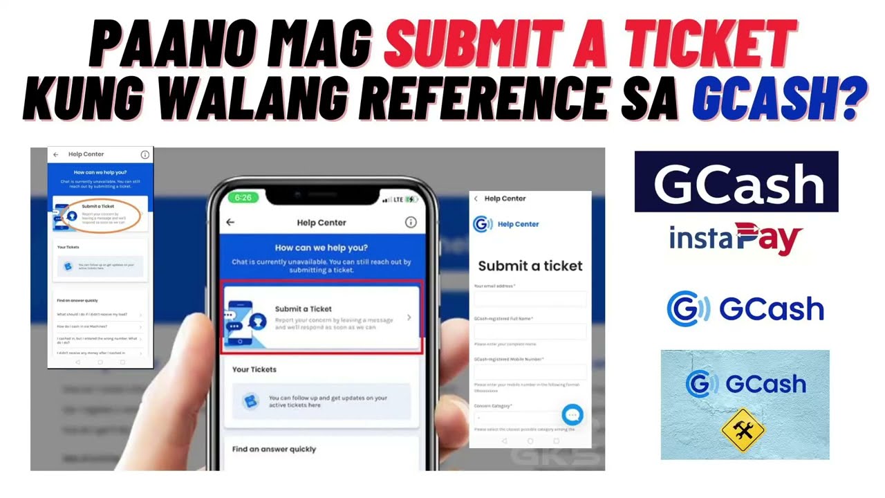 PAANO MAGSUBMIT NG TICKET KUNG WALANG GCASH REFERENCE? Step by Step Guide