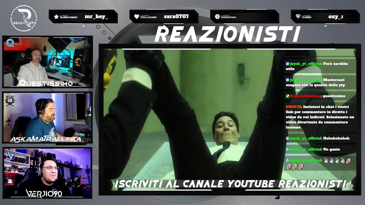 REAZIONISTI Puntata 30 - #reaction #ytp MEMETRIX (PARTE 1)