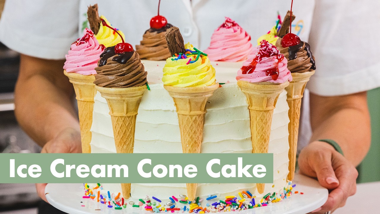 HOW TO MAKE NEAPOLITAN ICE CREAM CAKE! #icecreamcake