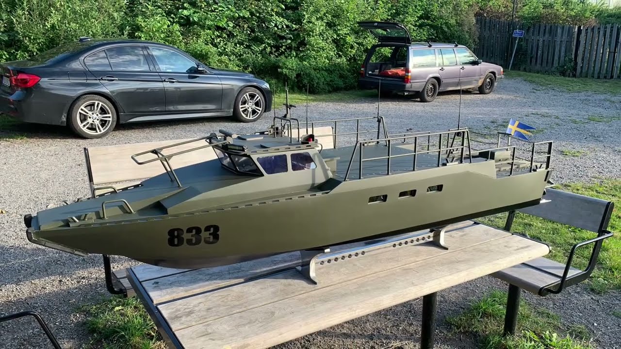 Custom RC 1/8 scale CB90 / Stridsbåt 90 Twin 12S