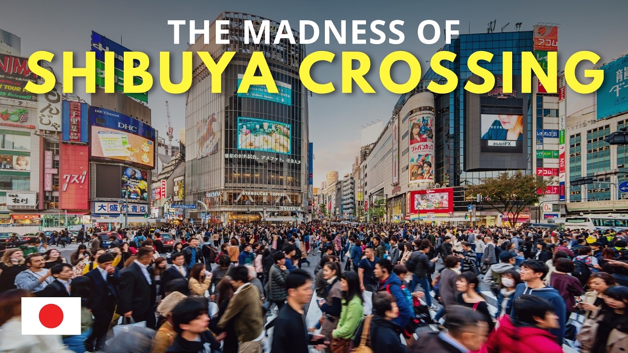 We Got Lost in Shibuya Crossing Tokyo | The Energy of Shibuya Crossing is Insane