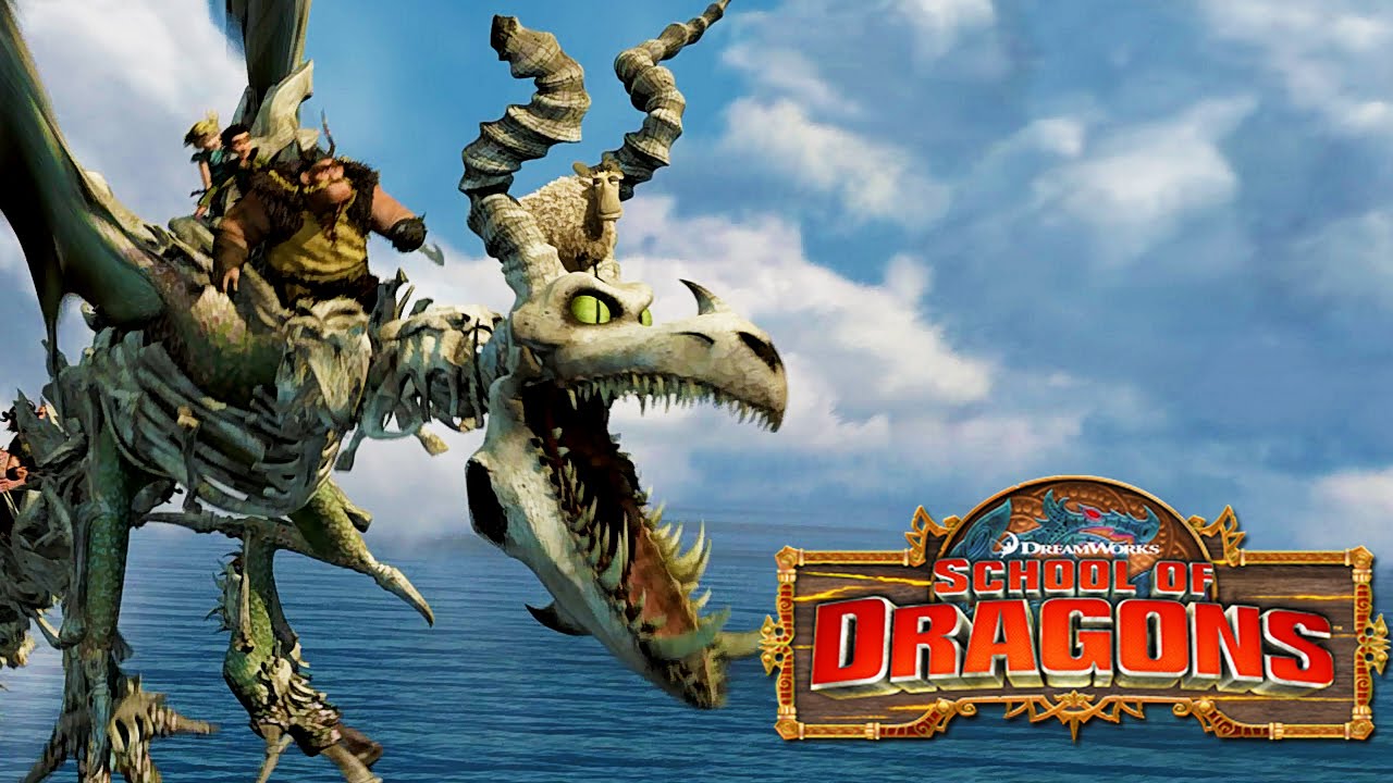 How to Train Your Dragon : School of Dragons #14 ' BONEKNAPPER DRAGON!'