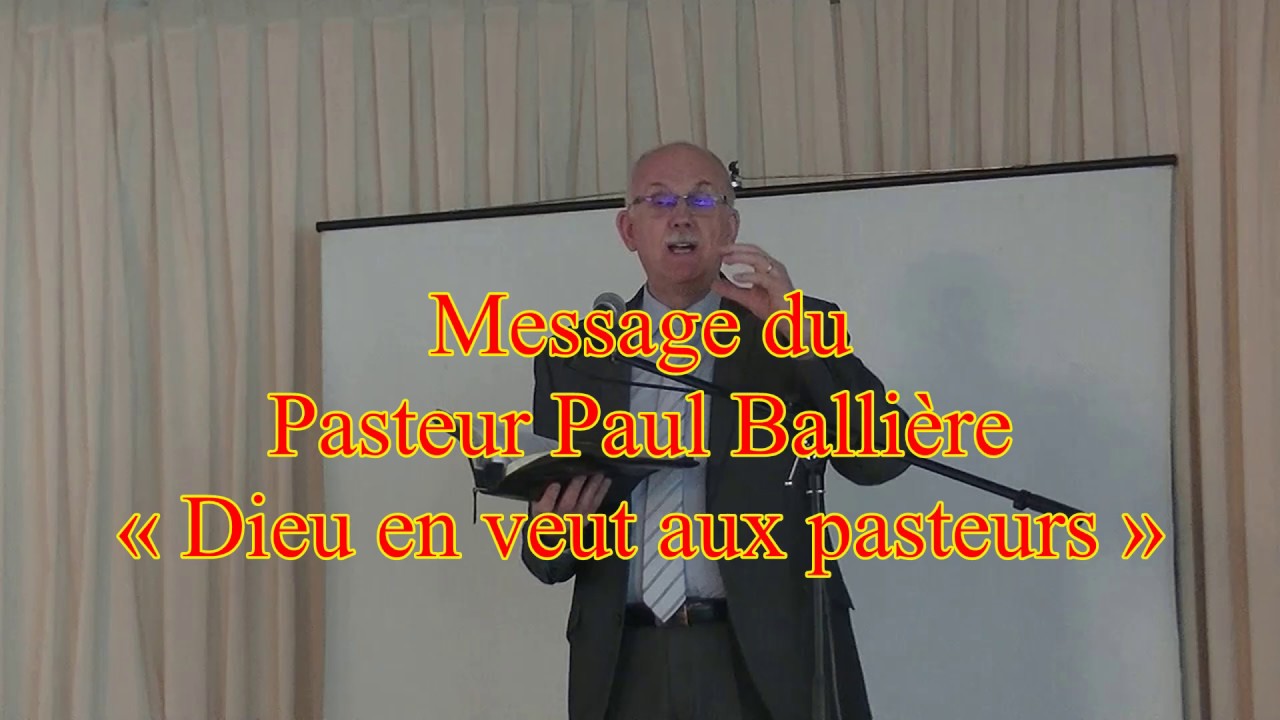 Dieu en veut aux pasteurs