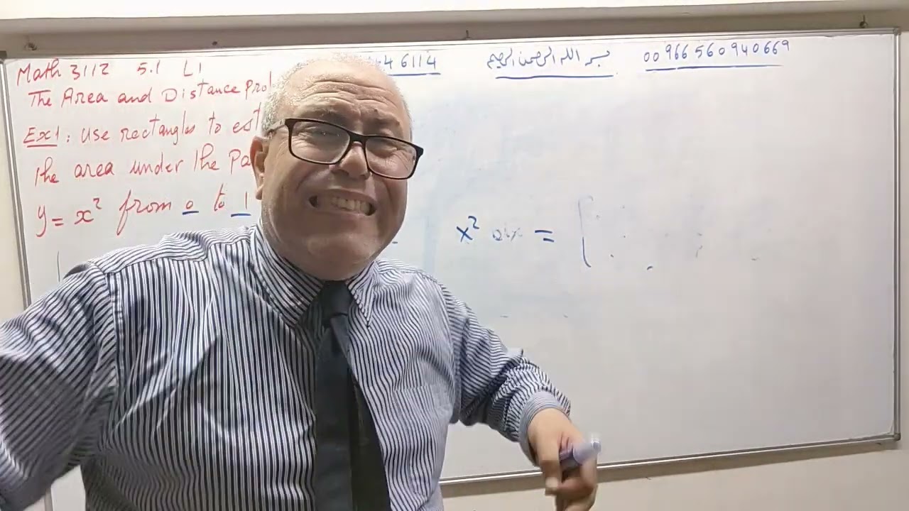 Math3112, Calculus II,Sec 5.1,The Area and Distance Problem L1