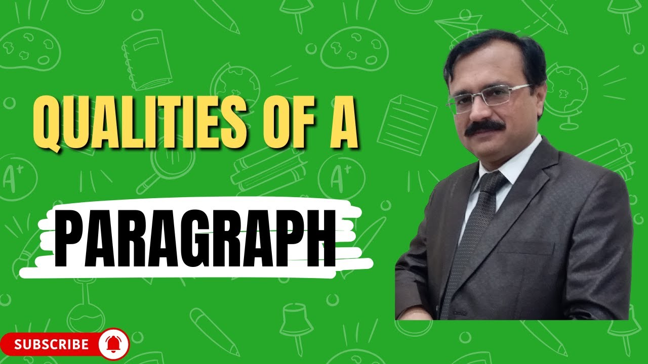 Qualities of a good paragraph, Lecture # 3.1.2 in Urdu/Hindi